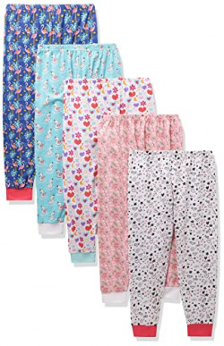 MINITATU Girl Cotton Pajama Pack of 5 Multi Colour 12 Months-18 Months