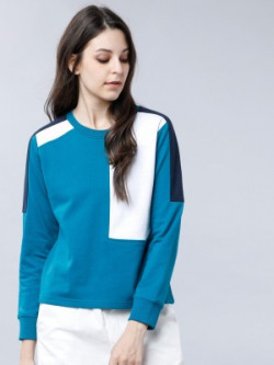 Tokyo Talkies Full Sleeve Solid Women Sweatshirt