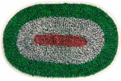 Rylie Multicolor Cotton Area Rug(33 cm, X 53 cm, Oval)