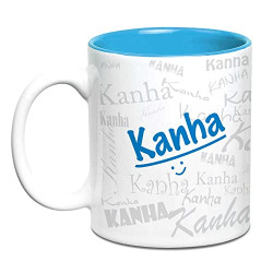Hot Muggs Me Graffiti Mug - Kanha Personalised Name Ceramic, 315ml, 1 Unit