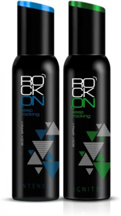 ROCK ON Deodorant Body Spray Combo Pack(150 ml, Pack of 2)