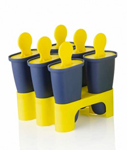 Hotmark Ice Candy Maker Mould 6 Pcs Set Kulfi Maker (Pack of 1) Multicolor,Plastic
