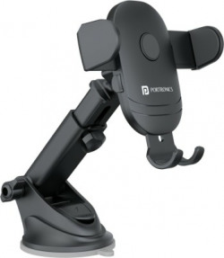 Portronics Car Mobile Holder for Dashboard, Windshield(Black)