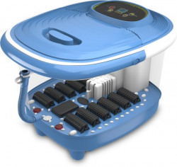 Lifelong LLM801 Electric Foot Spa Machine with 8 Manual Rollers Massager(Blue)