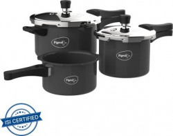 Pigeon by Stovekraft Limited Outer Lid 1.5 L, 2.5 L, 4.5 L Induction Bottom Pressure Cooker(Hard Anodized)