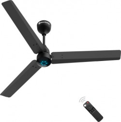 Atomberg Renesa Ceiling Fan 5 Star 1200 mm BLDC Motor with Remote 3 Blade Ceiling Fan(Midnight Black, Pack of 1)
