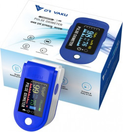 DR VAKU Pulse Oximeter Fingertips Pulse Oximeter(Blue)