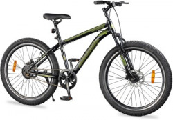 Lifelong Falcon 26 T with Disc Brake and Suspension , Matte Black 26 T Road Cycle(Single Speed, Black)