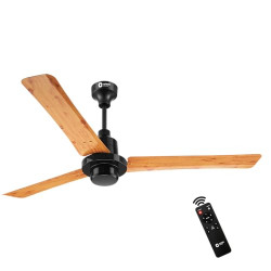Orient Electric I Tome 1200mm 26W Intelligent BLDC Energy Saving Ceiling Fan with Remote| 3 Year On-Site Warranty | 5 Star Rated (Wooden finish, Pack of 1)