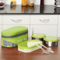 MILTON Executive 3 Containers Lunch Box(1010 ml)