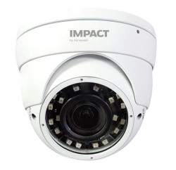 IMPACT by Honeywell 5MP Real time high Resolution Dome CCTV Camera I1/2.7 Progressive Scan Digital Image Sensor 2.8-12MM Vari Focal Lens Up to 30M IR Distance-White,I-HADC-5005PIV