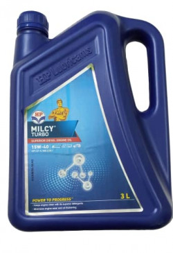 HP MILCY TURBO 15W 40 API CF-4 HQ Multi-grade Diesel Engine Oil for turbo-charged & naturally aspirated diesel engines (3L)