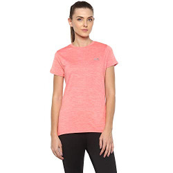 Nivia 2365-3 Hydra - 1 Polyester T-Shirt for Women (Peach, S) | Light Weight | Comfortable | Stylish