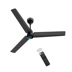 atomberg Renesa 1200mm BLDC Motor 5 Star Rated Sleek Ceiling Fans with Remote | Upto 65% Energy Saving | 2+1 Year Warranty (Midnight Black) | Winner of National Energy Conservation Awards (2022)