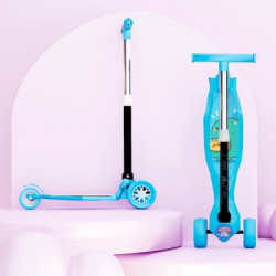 Little Olive Tikes 4 Level Height Adjustable Scooter for Kids with LED Lights(Blue, Yellow)