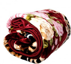 COZYEXPORTS Floral Single Swaddling Baby Blanket for AC Room
