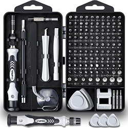 122 in 1 Professional Laptop Repair Screwdriver Set, Precision PC, Computer Repair Kit, with 101 Magnetic Bit and 21 Practical Repair Tools, Suitable for MacBook, Tablet, PS4, Xbox Controller Repair