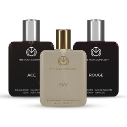 The Man Company Daily Delight Perfume Gift Set - 50ml*3 | Luxury Long-Lasting Fragrance | Premium Body Spray For Men | Gift for Him - Set of 3