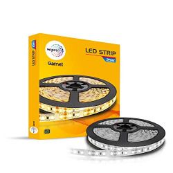 Wipro Garnet 25W LED Strip Light | Neutral White | 5 Meter Cove Light |300 LEDs | Strip Light for Home, Office, Indoor Use | Strip for False Ceiling, TV Cabinet, Kitchen | Pack of 1 (Without Driver)