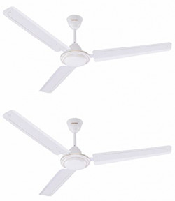 Candes Magic 48 inch / 1200 MM High Speed Anti-Dust Ceiling Fan - 405-RPM - with 2 Years Warranty (Pack of 2, White)