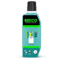 Beco Matic Natural Laundry Liquid | Top Load, 1L | Natural Formula for Tough Stain Removal & Fabric Care | No Harsh Chemicals | 100% Ecofriendly
