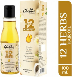 Globus Naturals 12 Herbs Hair Growth Oil with Comb Applicator