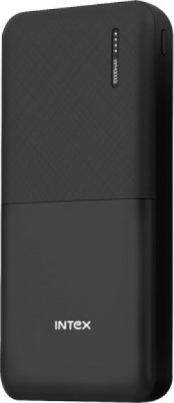 Intex 10000 mAh Power Bank (12 W, Fast Charging)(Coal Black, Lithium Polymer)