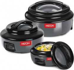 MILTON ERNESTO JR. SET Pack of 3 Thermoware Casserole Set(420 ml, 850 ml, 1430 ml)