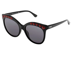 Victoria secret Solid Cat-eye Women Sunglasses PK0009/S 01A 57 |57| Grey Color Lens