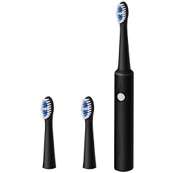 SONIC ELECTRIC TOOTH BRUSHES FOR ADULT BATTERY USED FOR 50 DAYS PROVIDED 40000 STROKES PER MINUTE, WITH 3 REPLACEMENT BRUSH HEAD