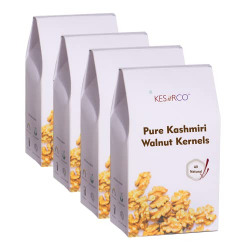KESARCO Pure Kashmiri Walnut Kernels | Akhrot Giri | 100% Natural & Cholesterol Free | 200gm
