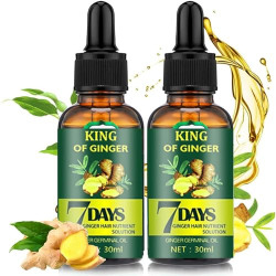 Ginger Germinal Oil, Ginger Hair Growth Serum, Hair Growth Oil, Hair Growth for Women&Men Stronger, Thicker, Longer Hair Thinning Treatment (APPROVED)