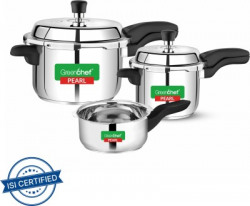 Greenchef Pearl Special Combo Pressure Cooker(Stainless Steel)