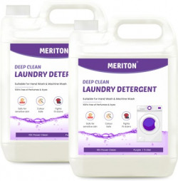 Meriton Liquid Detergent For Top-Load And Front Load Machine Lavender Liquid Detergent Lavender Liquid Detergent(10000 ml)