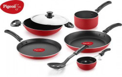 Pigeon Favourite Gift Non-Stick Coated Cookware Set(Aluminium, 7 - Piece)