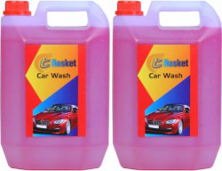 EROSKET High Foaming Car Wash Shampoo With Added Silicones For Spot Cleaning - 10Liter Car Washing Liquid(10000 ml)