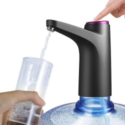 RYLAN Universal Automatic Water Dispenser Pump, Portable Automatic Drinking Water Bottle Pump for Universal with USB Electric Charging and Automatic Off Switch for Home, Office (2)