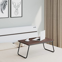 Nilkamal Inspiron Portable Laptop Table (Walnut, Polyvinyl Chloride, Pack Of 1)
