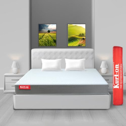 Kurl-On Mattress | Orthopedic Roll Pack Mattress | 8-Inch King Size Bed Mattress (78x72x8 Inches, Medium Firm Support), Memory Foam Mattress.