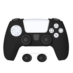 New World Silicon Cover for PS5 ,for PS5 Controller Silicone Cover Case Anti Slip Protective Case for PS5 Playstation 5 DualSense Controller with Thumb Grips Free