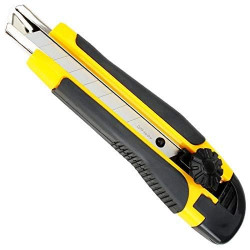 Eclet Heavy Duty 18 mm Cutter Knife Utility Knife Box Cutters, Utility Knife Retractable, Compact, Extended Use for Heavy Duty Office, Home, Craft Arts (Color as per Availability) C
