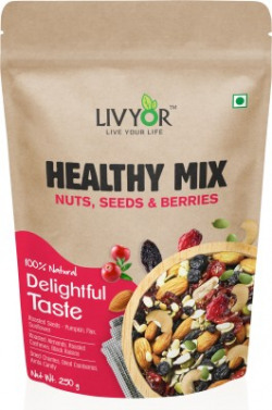 LIVYOR Healthy Mix Nuts, Seeds and Berries Combo