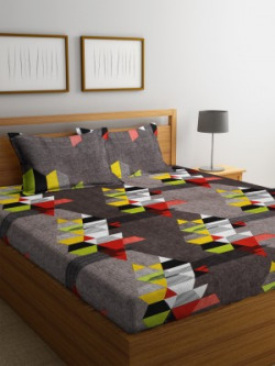Fashion String 144 TC Microfiber Bedsheet(Pack of 1)