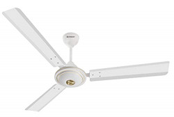 LONGWAY Star 1200mm/48 inch High Speed Anti-dust Decorative 5 Star Rated Ceiling Fan 400 RPM with 3 Year Warranty (White, Pack of 1)