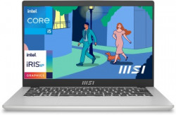 MSI Modern 14 Intel Core i5 12th Gen 1235U - (16 GB/512 GB SSD/Windows 11 Home) Modern 14 C12M-439IN Thin and Light Laptop(14 Inch, Urban Silver, 1.4 Kg)