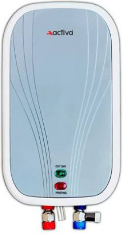 ACTIVA 3 L Instant Water Geyser (Volcano 3 KVA Special Anti Rust Coated With 3 years warranty, White)