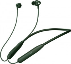 boAt Rockerz 110 with 40 HRS Playback, ENx Technology, Beast Mode & ASAP Charge Bluetooth Headset(Fern Green, In the Ear)