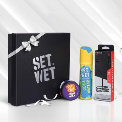 SET WET Combo- 60 gm Matte Wax+150ml Cool Avatar Deo+boAt Bassheads 104 Earphones(3 Items in the set)