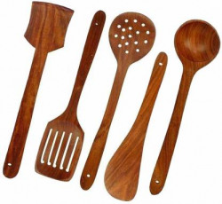 WoodenBAZAR Wooden Cooking Spoons Starts at Rs:99