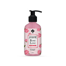 Jaquline USA Rose Love Shower Gel 300ml |Nourishing and Glowing | Floral Rose Scent | Revitalizing & Refreshing | Retain skin Moisture | Paraben free